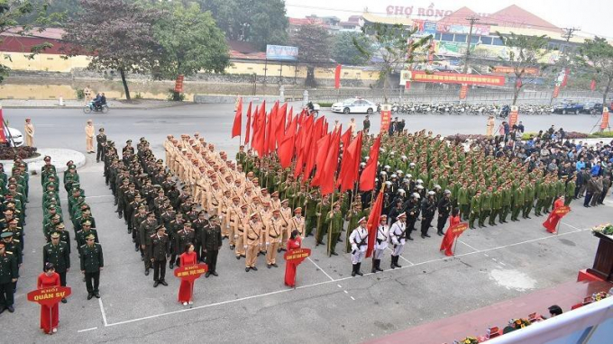 Công an cả nước đang triển khai cao điểm trấn áp tội phạm, bảo đảm an toàn cho Đại hội Đảng XIII và tết Tân Sửu. Ảnh minh hoạ: congam.ninhbinh.vn