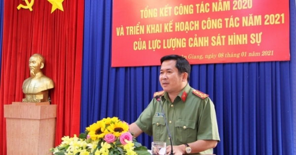 An Giang: Phòng Cảnh sát hình sự tỉnh triển khai kế hoạch thực hiện công tác năm 2021