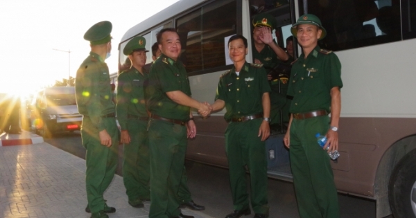 Biên Phòng Bà Rịa - Vũng Tàu tăng cường 50 cán bộ, chiến sĩ giúp tỉnh An Giang phòng, chống dịch Covid-19