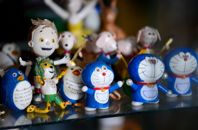 Nhân vật hoạt hình Doraemon.