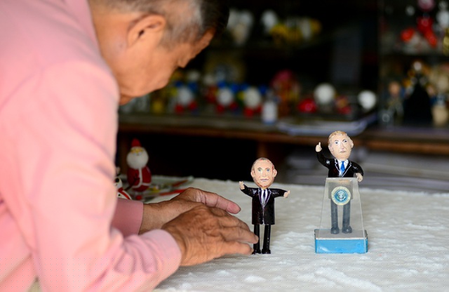 Các nhân vật nổi tiếng Thế giới làm từ vỏ trứng.