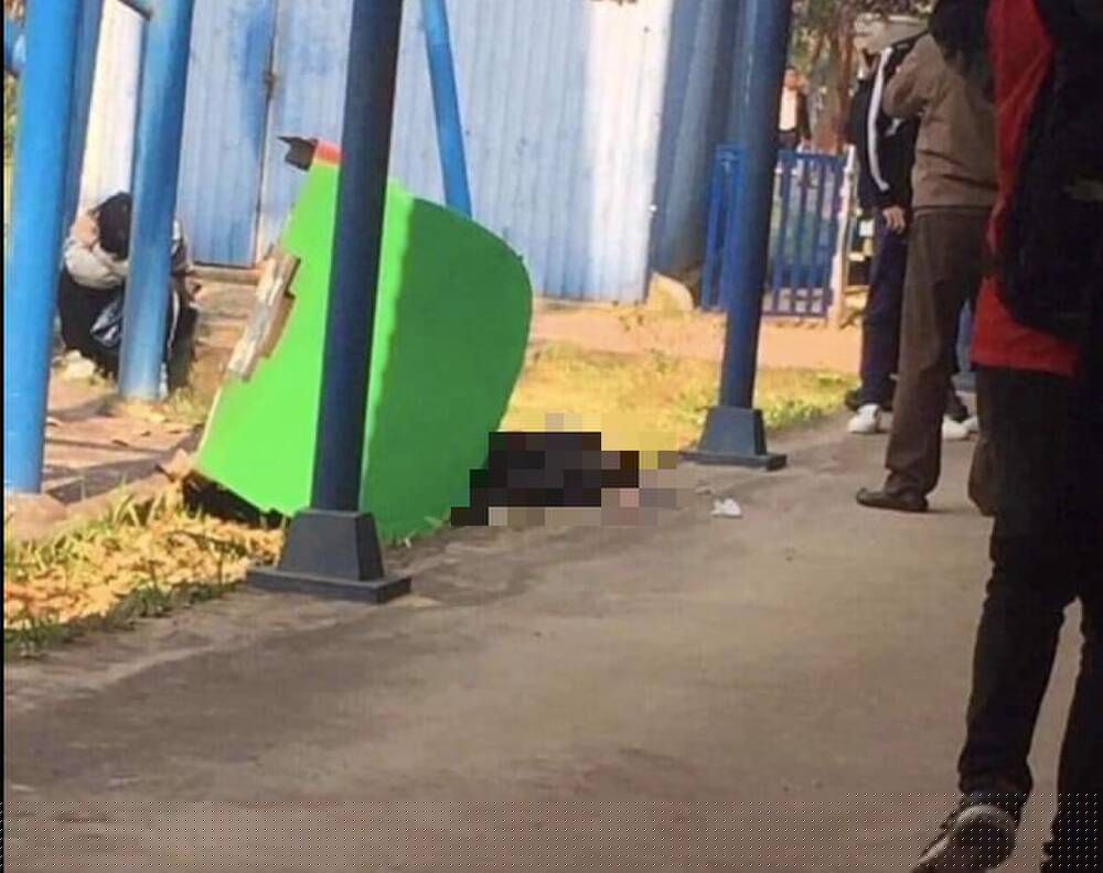 Hiện trường nơi xảy ra sự việc trên