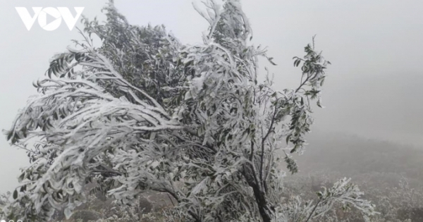 Dự báo thời tiết hôm nay: Vùng núi cao có khả năng xảy ra băng giá, mưa tuyết