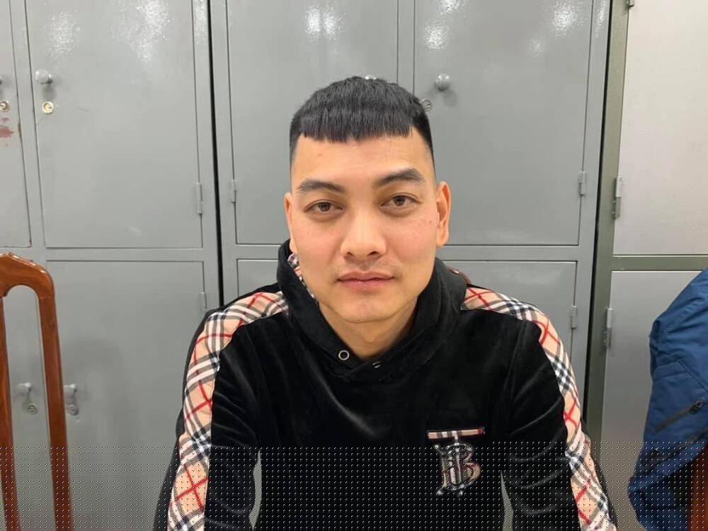 Hồ Văn Khoa tại cơ quan công an.