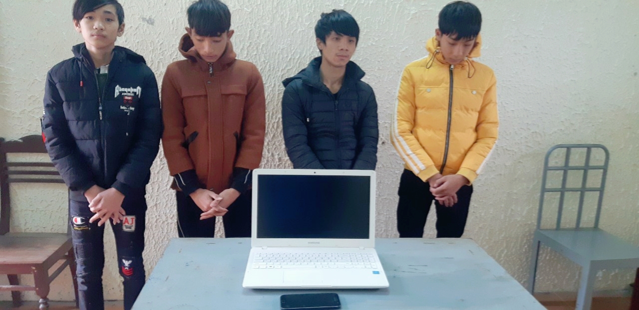 Nhóm đối tượng bị bắt giữ