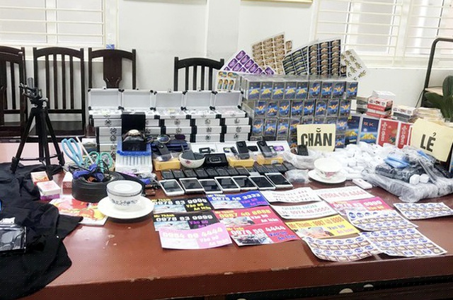 Số lượng tang vật thu giữ