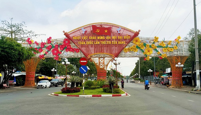 Bạc Liêu chào mừng Đại hội Đại biểu toàn quốc lần thứ XIII của Đảng.