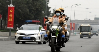 Hàng trăm cảnh sát tổng duyệt phương án dẫn đoàn Đại hội Đảng