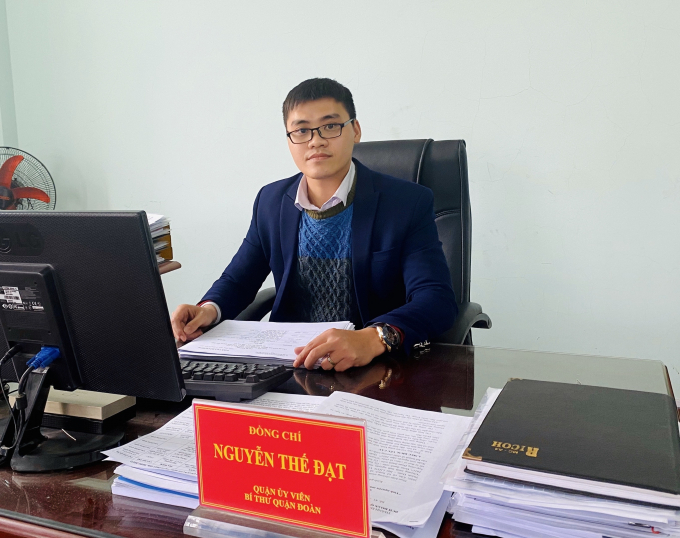 Nguyễn Thế Đạt - Bí thư Quận đoàn Hồng Bàng.