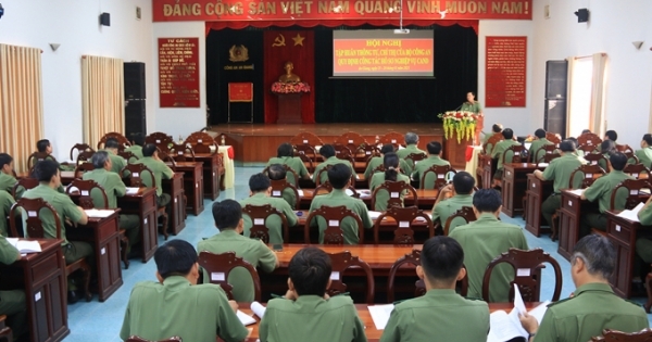 An Giang: Tập huấn Thông tư, Chỉ thị về công tác hồ sơ nghiệp vụ CAND