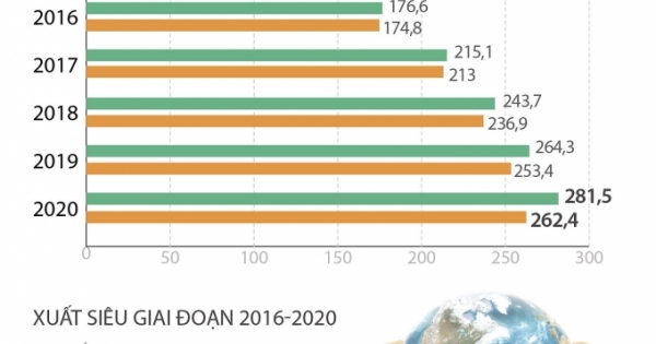 Giai đoạn 2015-2020: Xuất nhập khẩu là điểm sáng của nền kinh tế