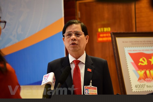 Đại biểu Nguyễn Tấn Tuân, Chủ tịch Ủy ban nhân dân tỉnh Khánh Hòa. (Ảnh: Đức Duy/Vietnam+)