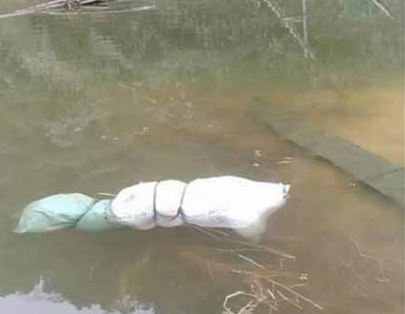 Hiện trường nơi xảy ra sự việc.