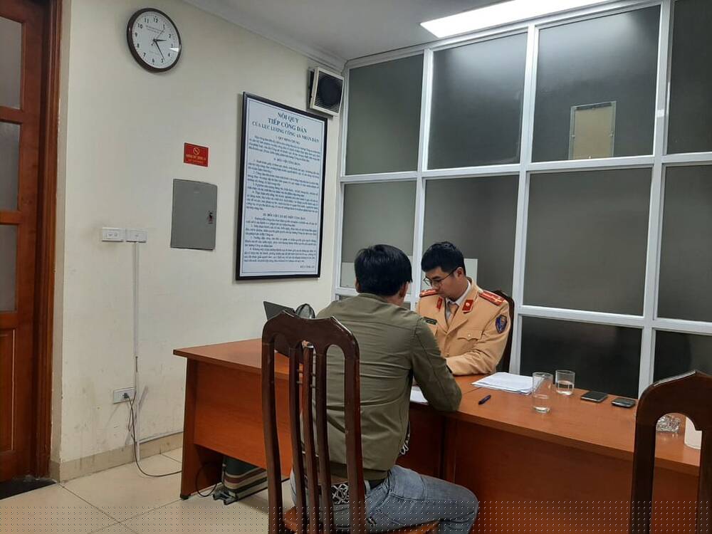 Đối tượng tại công an