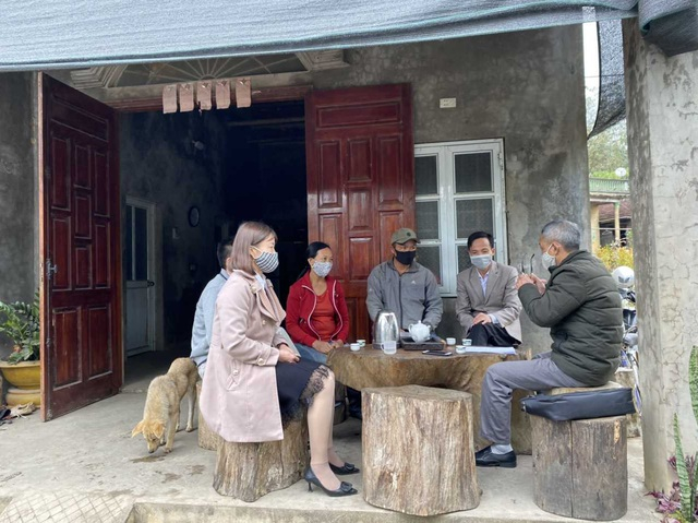 Chính quyền xã Nam Sơn, huyện Ba Chẽ, tỉnh Quảng Ninh vận động người dân hoãn tổ chức đám cưới (ảnh N.L.)