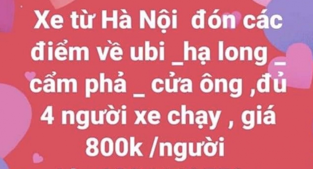Lợi dụng nhu cầu về quê ăn Tết của người dân, trên MXH cũng đã xuất hiện nhiều nhà xe đăng các bài viết chào mời khách với giá “cắt cổ”, hay tuyên bố “bao thông chốt