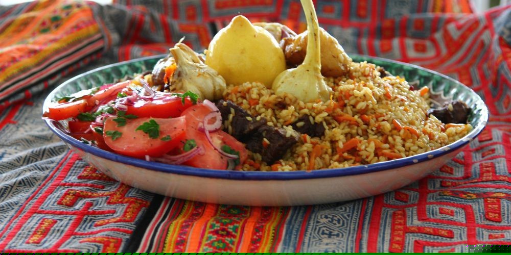 Món oshi palav. (Nguồn: Tajikistan Travel Guide)