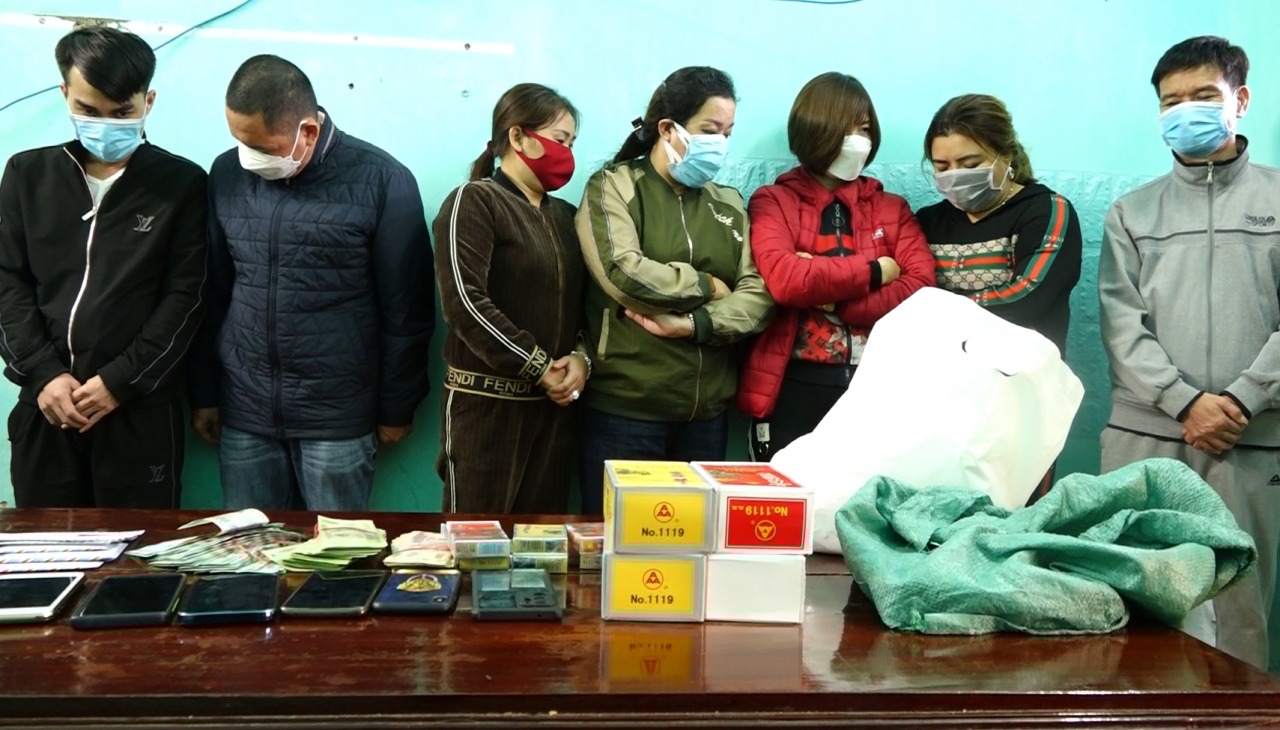 C&aacute;c đối tượng li&ecirc;n quan bị bắt giữ.