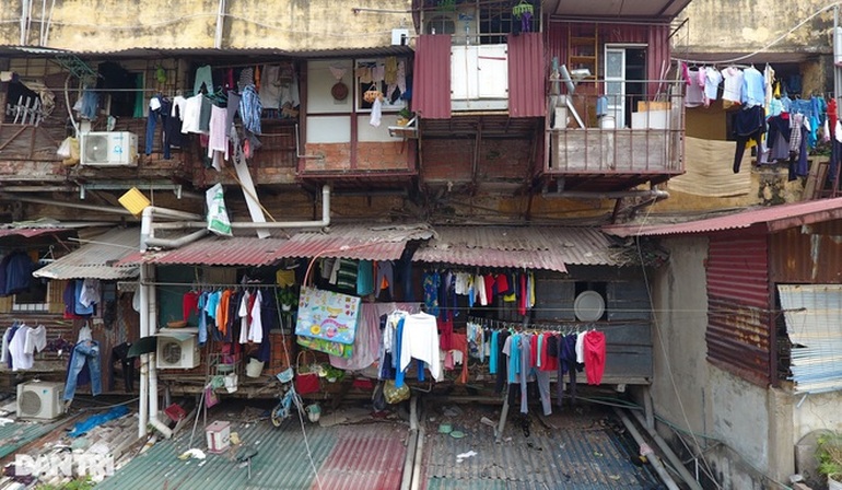 Nhiều khu chung cư nằm giữa nội đô đã được ví như