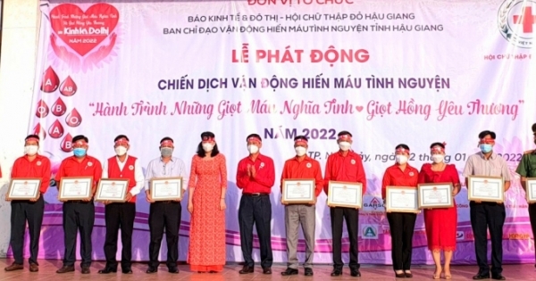 Hậu Giang “Hiến giọt máu đào – Trao đời sự sống”