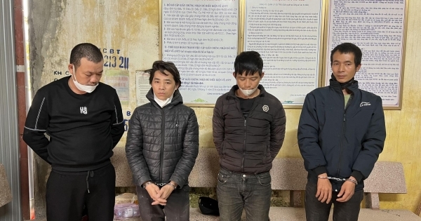Thanh Hoá: Bắt 4 đối tượng chuyên trộm cắp tài sản
