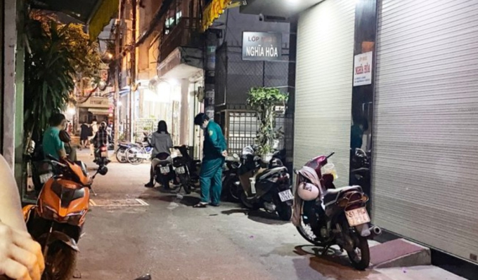 Hiện trường vụ việc.