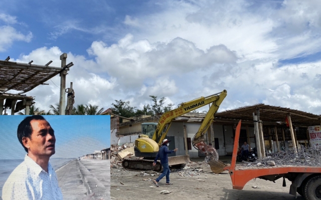 Hơn 100 ki ốt tại b&atilde;i tắm Quất L&acirc;m bị xo&aacute; sổ kh&ocirc;ng bồi thường, h&agrave;ng trăm hộ d&acirc;n đồng loạt k&ecirc;u cứu!