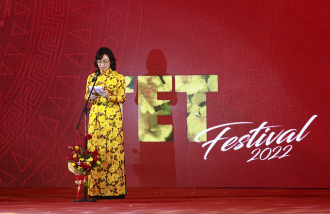 Phó Chủ tịch UBND TP HCM Phan Thị Thắng phát biểu tại buổi lễ khai mạc.