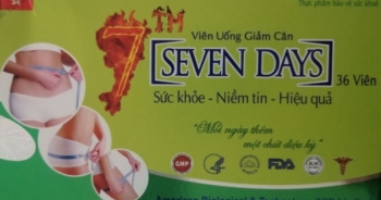 Cục An toàn thực phẩm cảnh báo sản phẩm SEVEN DAYS và DIAMOND Power Slim chứa chất cấm