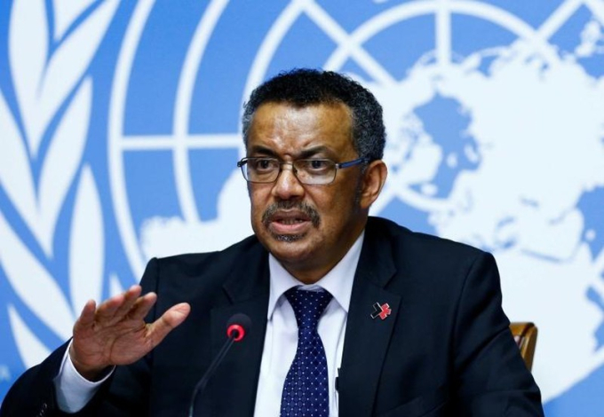 Tổng Giám đốc WHO Tedros Adhanom.
