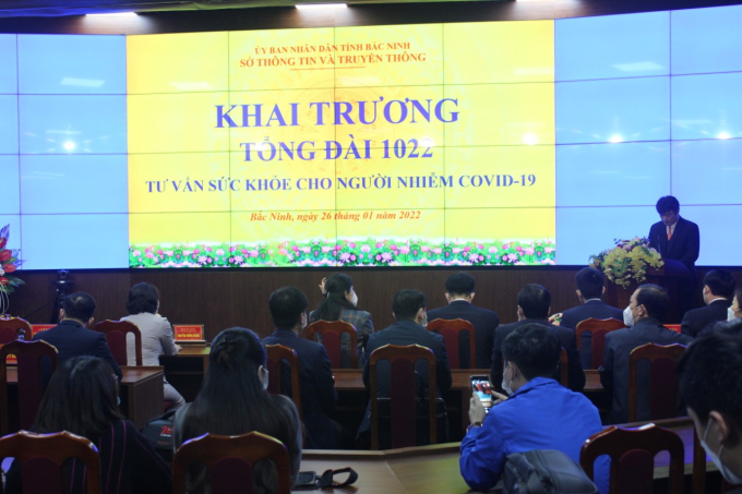 Khung cảnh buổi khai trương Tổng đài.