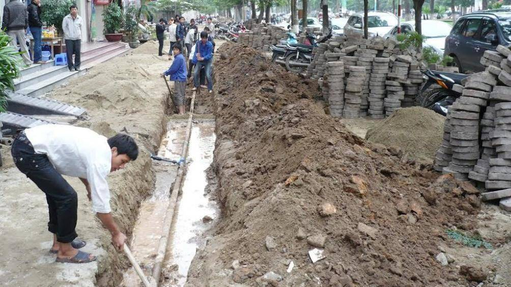 H&agrave; Nội y&ecirc;u cầu dừng thi c&ocirc;ng đ&agrave;o h&egrave;, đường dịp Tết Qu&yacute; M&atilde;o 2023. Ảnh: PV