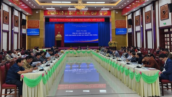 Quang cảnh buổi Hội nghị tổng kết công tác năm 2022 của Sở Công Thương Gia Lai