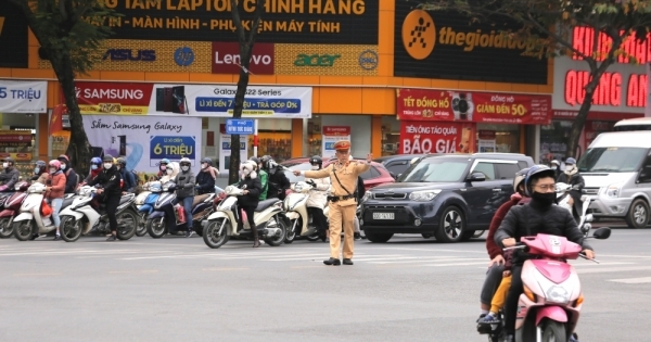 Hà Nội phân luồng giao thông, hạn chế ùn tắc dịp Tết Quý Mão