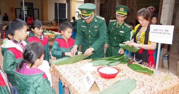 Náo nức Xuân Biên phòng trên biên giới cả nước