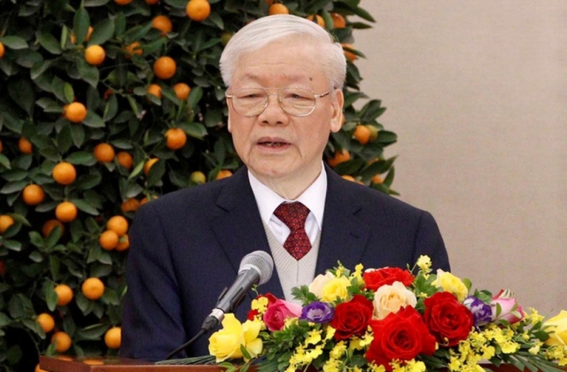 Tổng bí thư Nguyễn Phú Trọng chúc Tết toàn dân