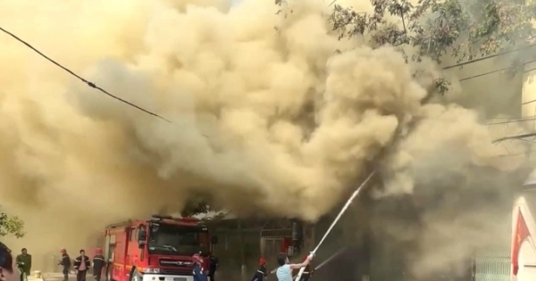 Lào Cai: Kịp thời dập tắt đám cháy trong khu dân cư