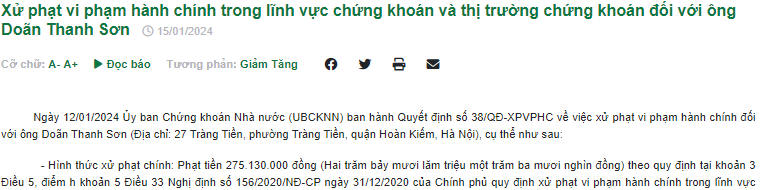 xu-phat-vi-pham-hanh-chinh- doi-voi-ong-doan-thanh-son