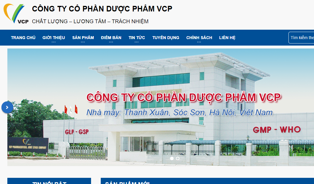 Công ty cổ phần dược VCP bị xử phạt 70 triệu đồng