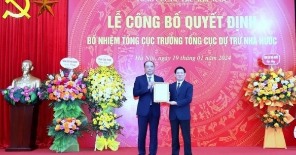 Ông Vũ Xuân Bách giữ chức Tổng cục trưởng Tổng cục Dự trữ Nhà nước