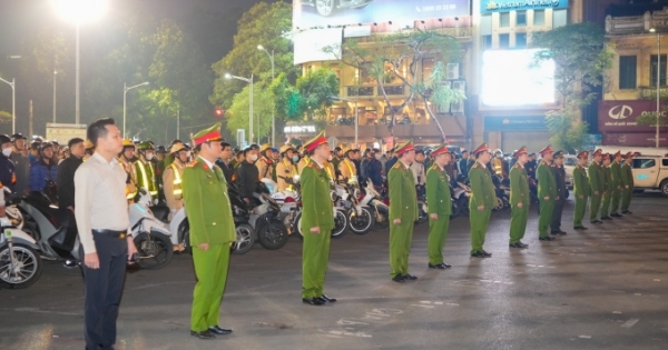 Công an thành phố Hải Phòng triển khai lực lượng HP22 đảm bảo an ninh, trật tự tết Giáp Thìn 2024