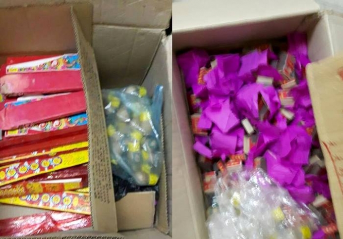 Cận cảnh số h&agrave;ng cấm Th&agrave;nh đ&atilde; mua để b&aacute;n kiếm lời.