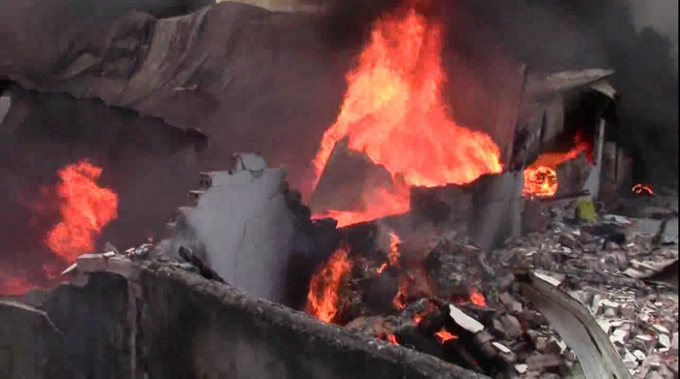 Hiện trường vụ ch&aacute;y