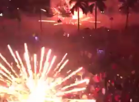 Cảnh tượng mất an to&agrave;n đ&atilde; &aacute;m ảnh người d&acirc;n Quảng Ng&atilde;i bị ph&aacute;o bắn tr&uacute;ng người.