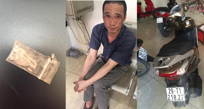 Nguyễn Thanh Long c&ugrave;ng tang vật bị lực lượng 141 thu giữ.