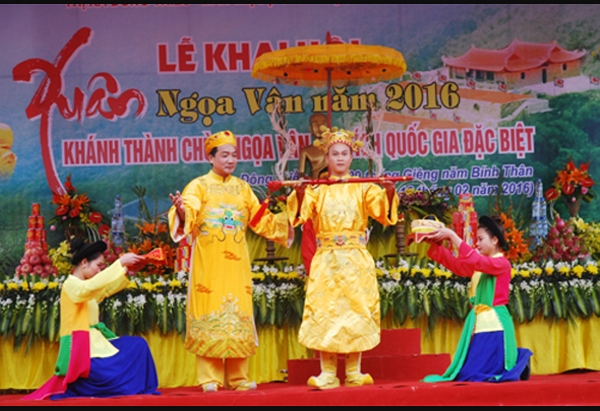 Lễ Khai hội Xu&acirc;n Ngọa V&acirc;n năm 2016.