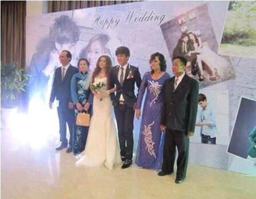 Những h&igrave;nh ảnh về đ&aacute;m cưới của Hồ Quang Hiếu bất ngờ được tung l&ecirc;n mạng v&agrave;o ng&agrave;y h&ocirc;m qua. Ảnh: facebook.