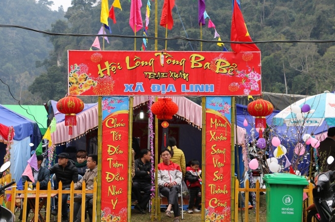 Gian trại x&atilde; Địa Linh.&nbsp;&nbsp;Ảnh: Trung Du.&nbsp;