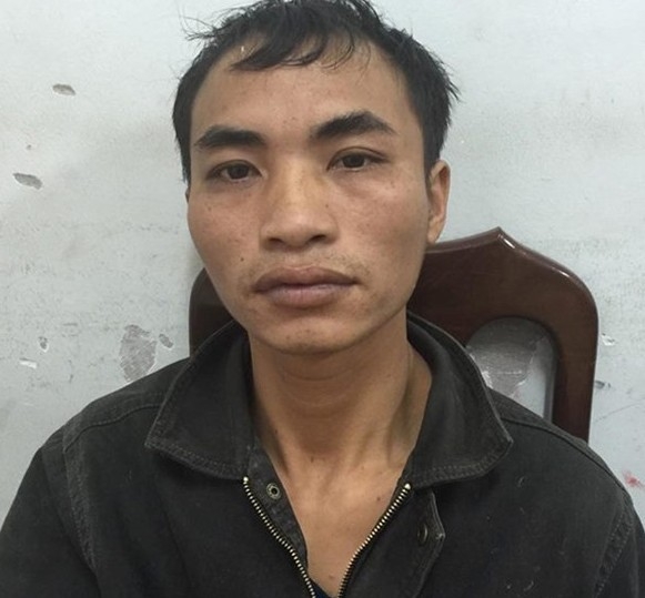 Đối tượng Nguyễn Văn Học tại cơ quan c&ocirc;ng an.