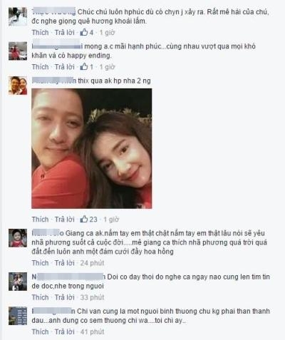 Mọi người đều hy vọng sẽ c&oacute; một c&aacute;i kết đẹp cho cặp đ&ocirc;i n&agrave;y trong thời gian sắp tới. Ảnh: facebook.